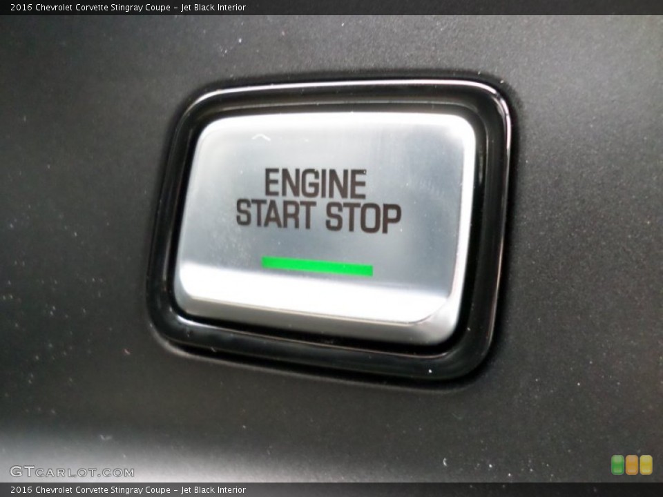 Jet Black Interior Controls for the 2016 Chevrolet Corvette Stingray Coupe #106906618