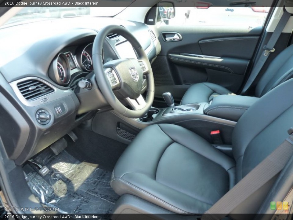 Black Interior Photo for the 2016 Dodge Journey Crossroad AWD #106908646