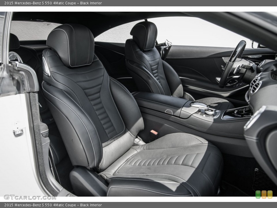 Black Interior Front Seat for the 2015 Mercedes-Benz S 550 4Matic Coupe #106909561