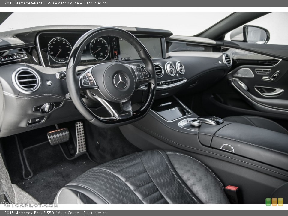 Black Interior Photo for the 2015 Mercedes-Benz S 550 4Matic Coupe #106909780