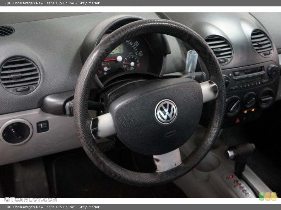 Grey Interior Steering Wheel for the 2000 Volkswagen New Beetle GLS Coupe #106910784