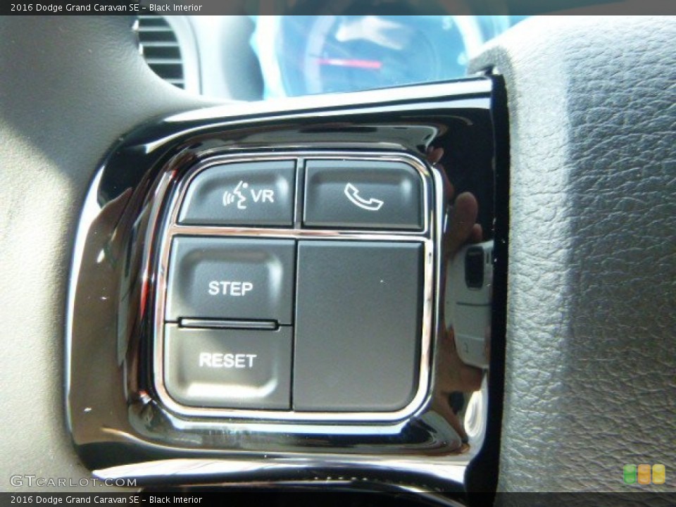 Black Interior Controls for the 2016 Dodge Grand Caravan SE #106919590