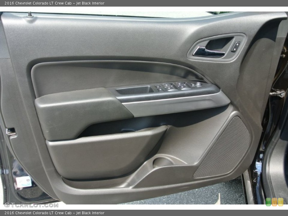 Jet Black Interior Door Panel for the 2016 Chevrolet Colorado LT Crew Cab #106921569