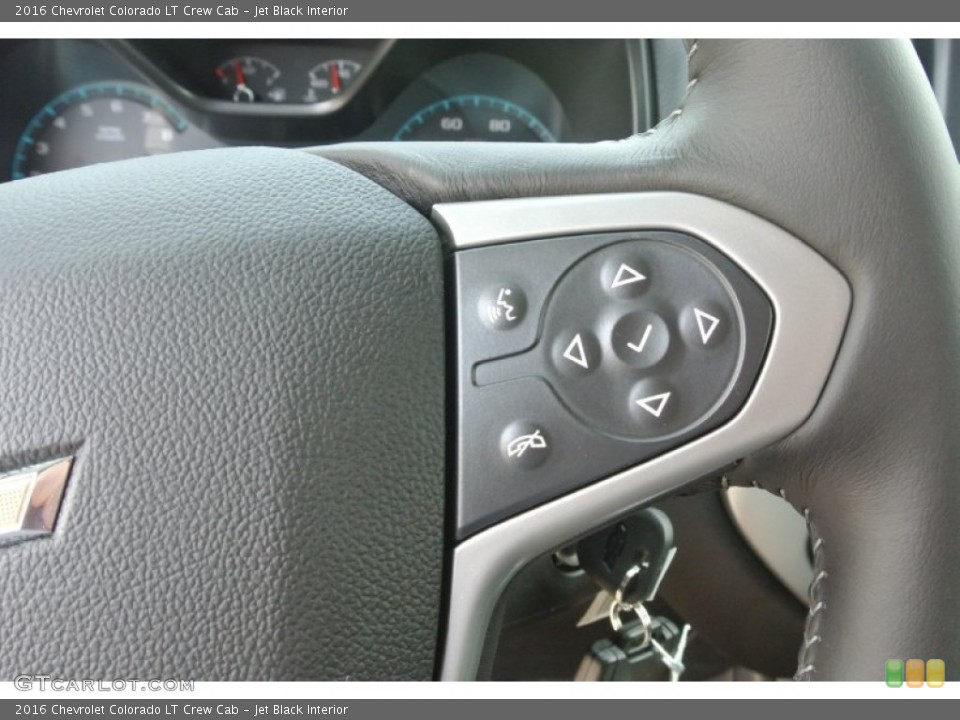 Jet Black Interior Controls for the 2016 Chevrolet Colorado LT Crew Cab #106921788