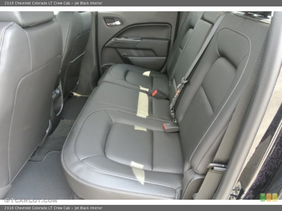 Jet Black Interior Rear Seat for the 2016 Chevrolet Colorado LT Crew Cab #106921836