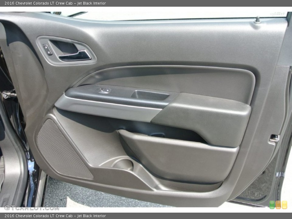 Jet Black Interior Door Panel for the 2016 Chevrolet Colorado LT Crew Cab #106921890