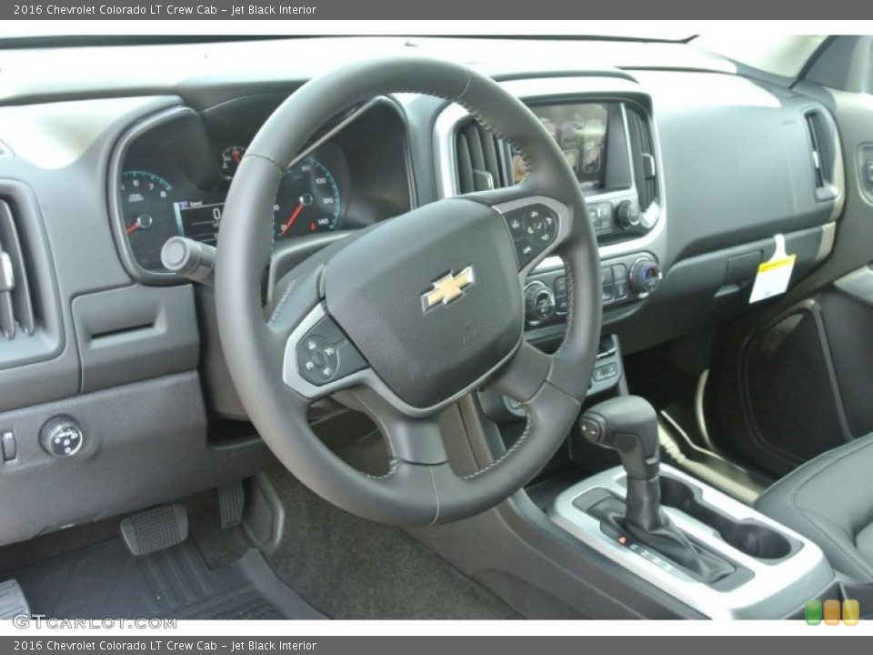 Jet Black Interior Dashboard for the 2016 Chevrolet Colorado LT Crew Cab #106921998