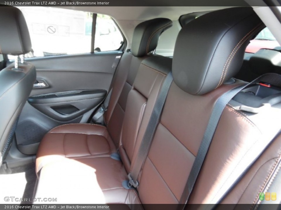 Jet Black/Brownstone Interior Rear Seat for the 2016 Chevrolet Trax LTZ AWD #106923438