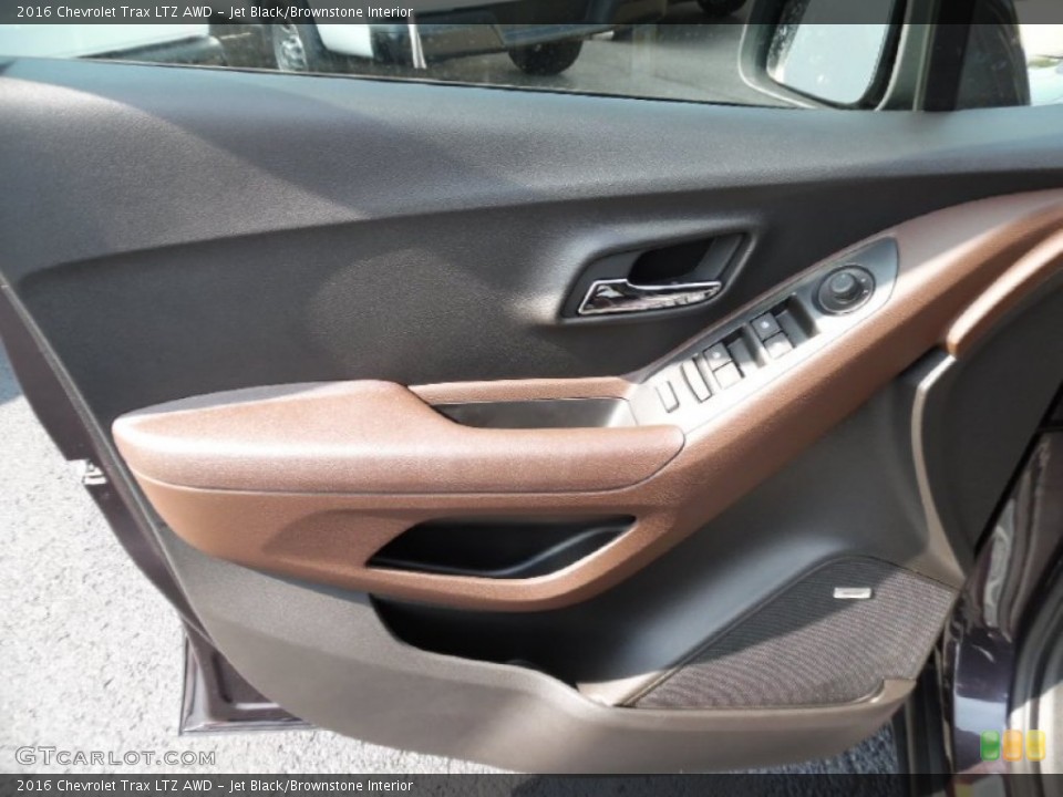 Jet Black/Brownstone Interior Door Panel for the 2016 Chevrolet Trax LTZ AWD #106923480