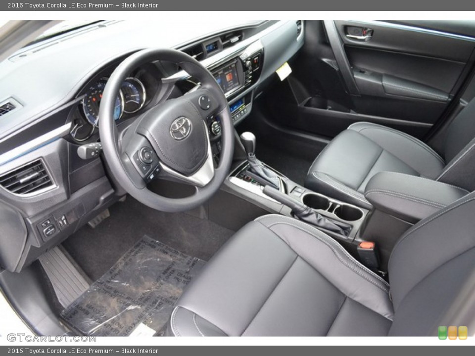 Black Interior Prime Interior For The 2016 Toyota Corolla Le