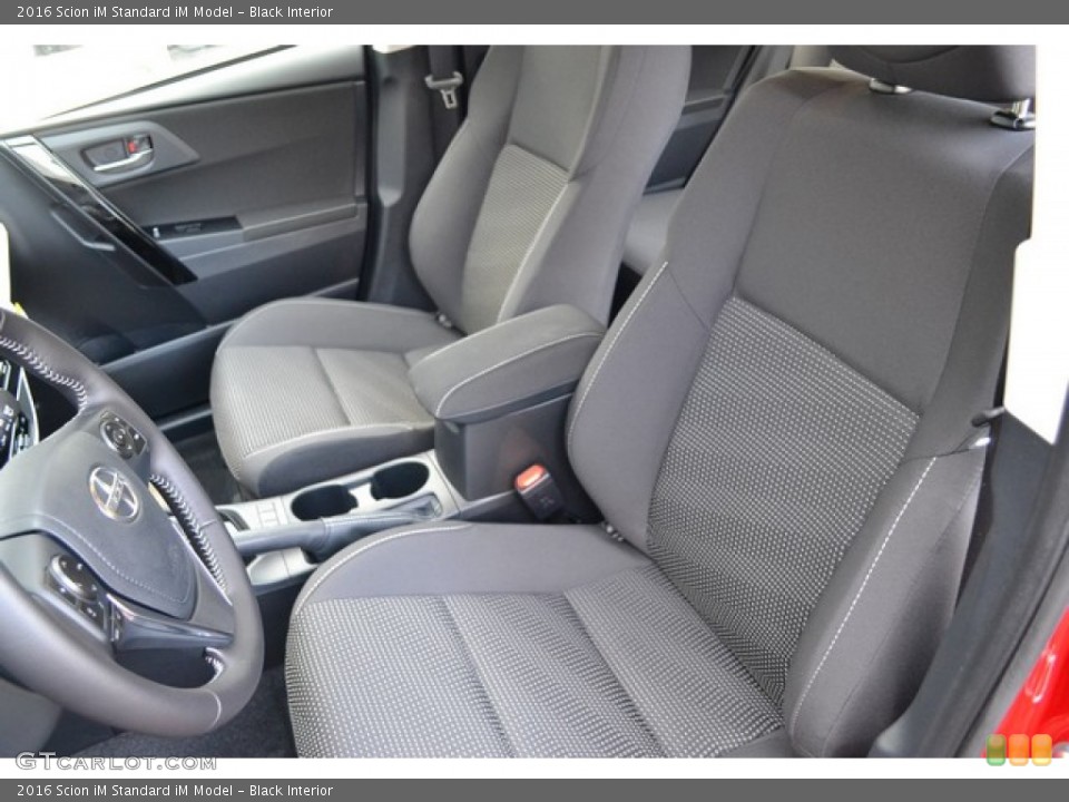 Black Interior Front Seat for the 2016 Scion iM  #106928358