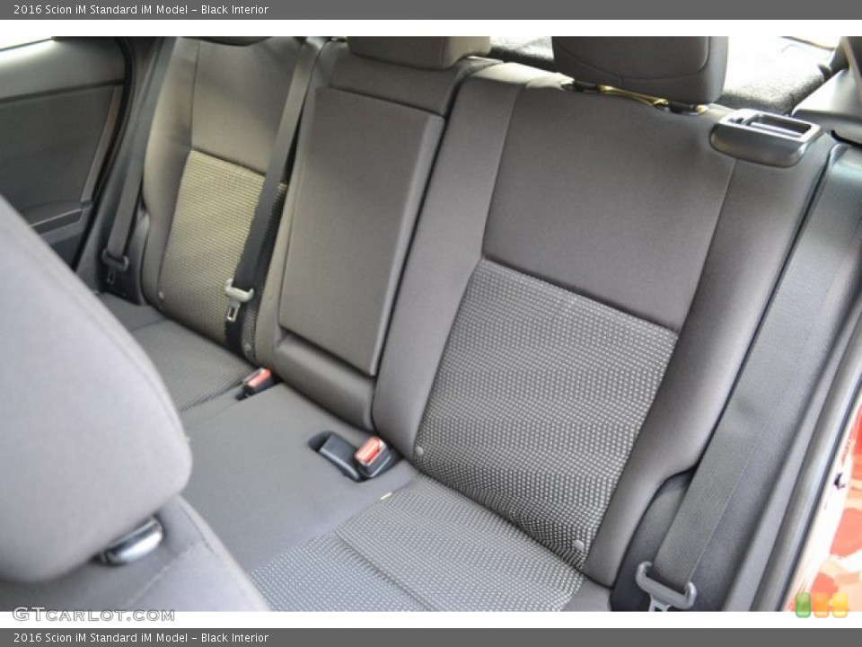 Black Interior Rear Seat for the 2016 Scion iM  #106928379