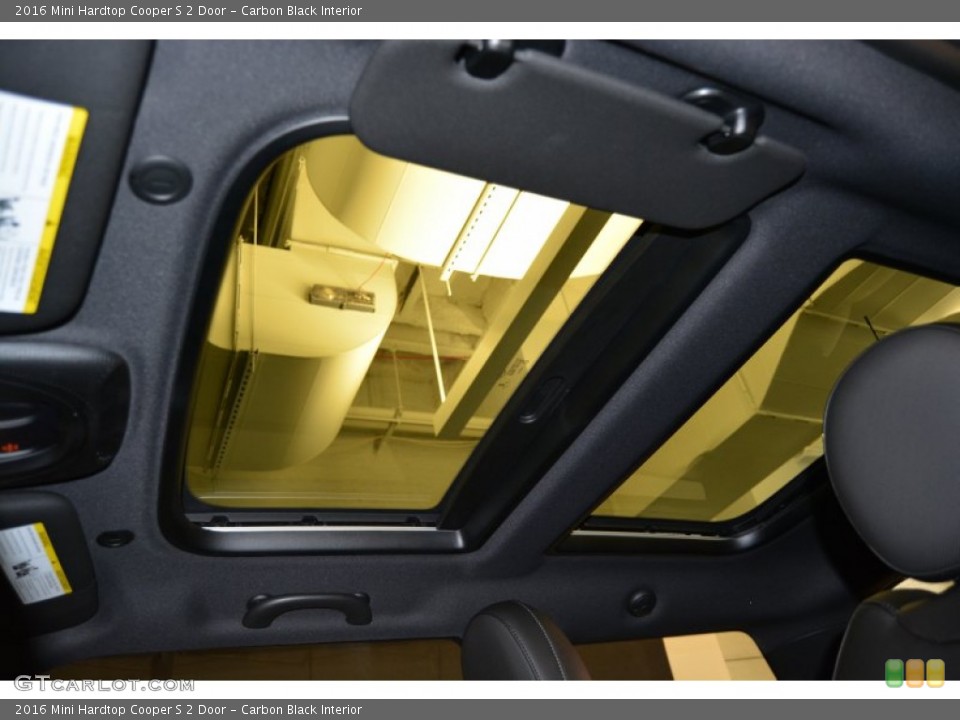 Carbon Black Interior Sunroof for the 2016 Mini Hardtop Cooper S 2 Door #106935510