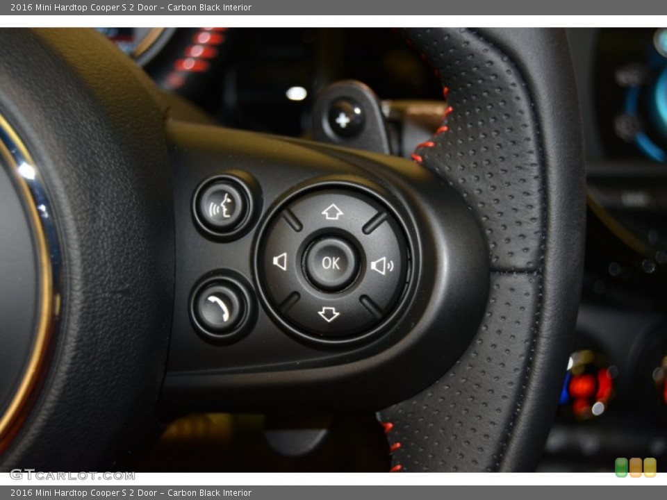 Carbon Black Interior Controls for the 2016 Mini Hardtop Cooper S 2 Door #106935705