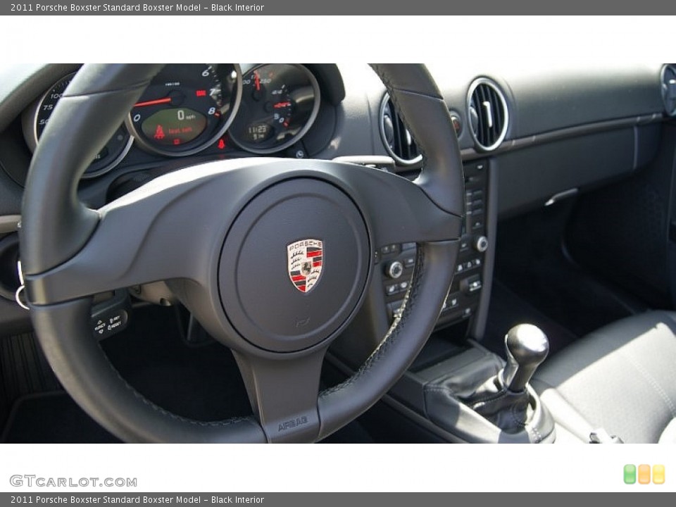 Black Interior Steering Wheel for the 2011 Porsche Boxster  #106936488