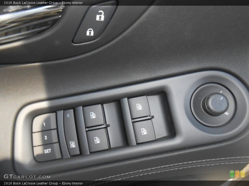 Ebony Interior Controls for the 2016 Buick LaCrosse Leather Group #106941498