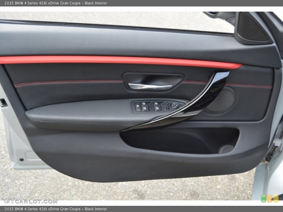 Black Interior Door Panel for the 2015 BMW 4 Series 428i xDrive Gran Coupe #106941517