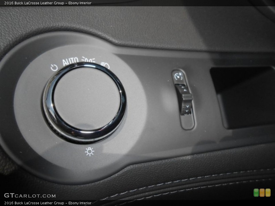 Ebony Interior Controls for the 2016 Buick LaCrosse Leather Group #106941555
