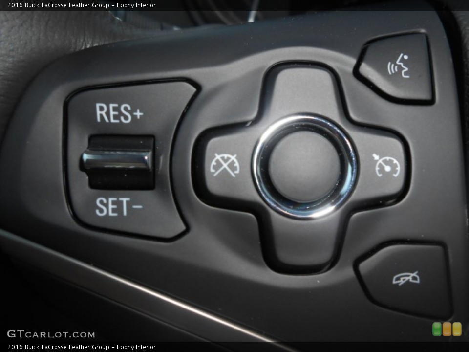 Ebony Interior Controls for the 2016 Buick LaCrosse Leather Group #106941582