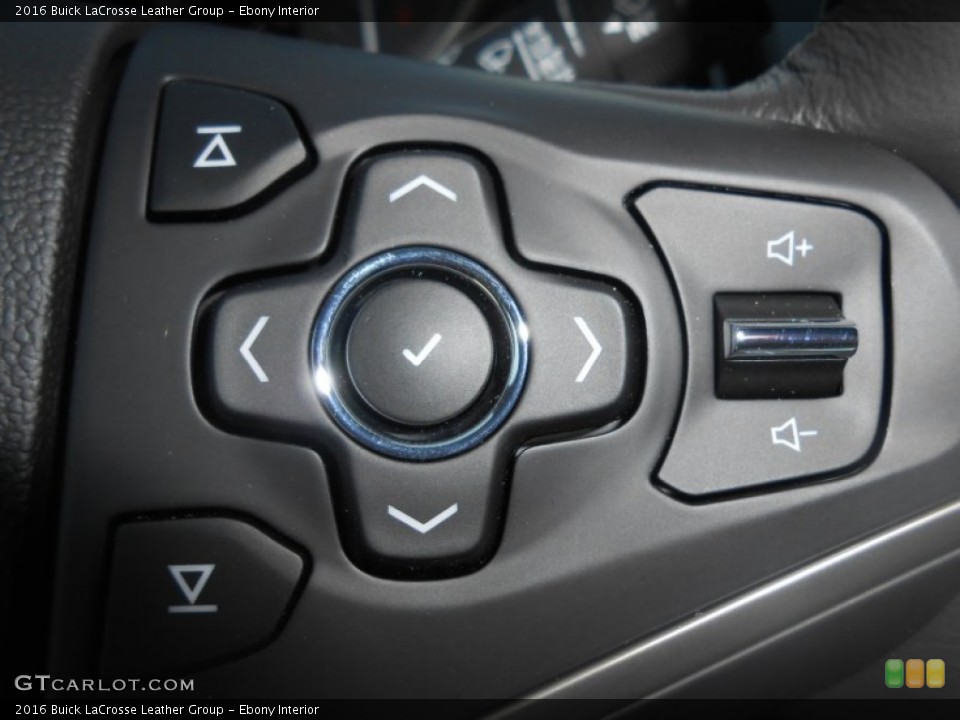 Ebony Interior Controls for the 2016 Buick LaCrosse Leather Group #106941609