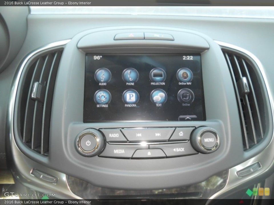 Ebony Interior Controls for the 2016 Buick LaCrosse Leather Group #106941681