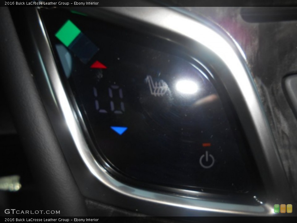 Ebony Interior Controls for the 2016 Buick LaCrosse Leather Group #106941729
