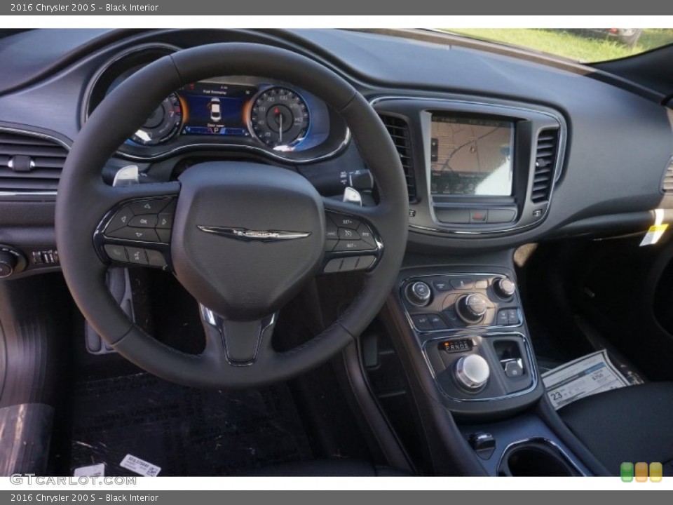 Black Interior Dashboard for the 2016 Chrysler 200 S #106942515
