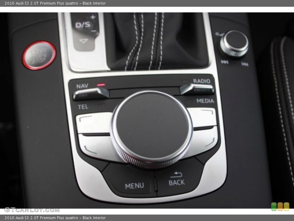 Black Interior Controls for the 2016 Audi S3 2.0T Premium Plus quattro #106942659