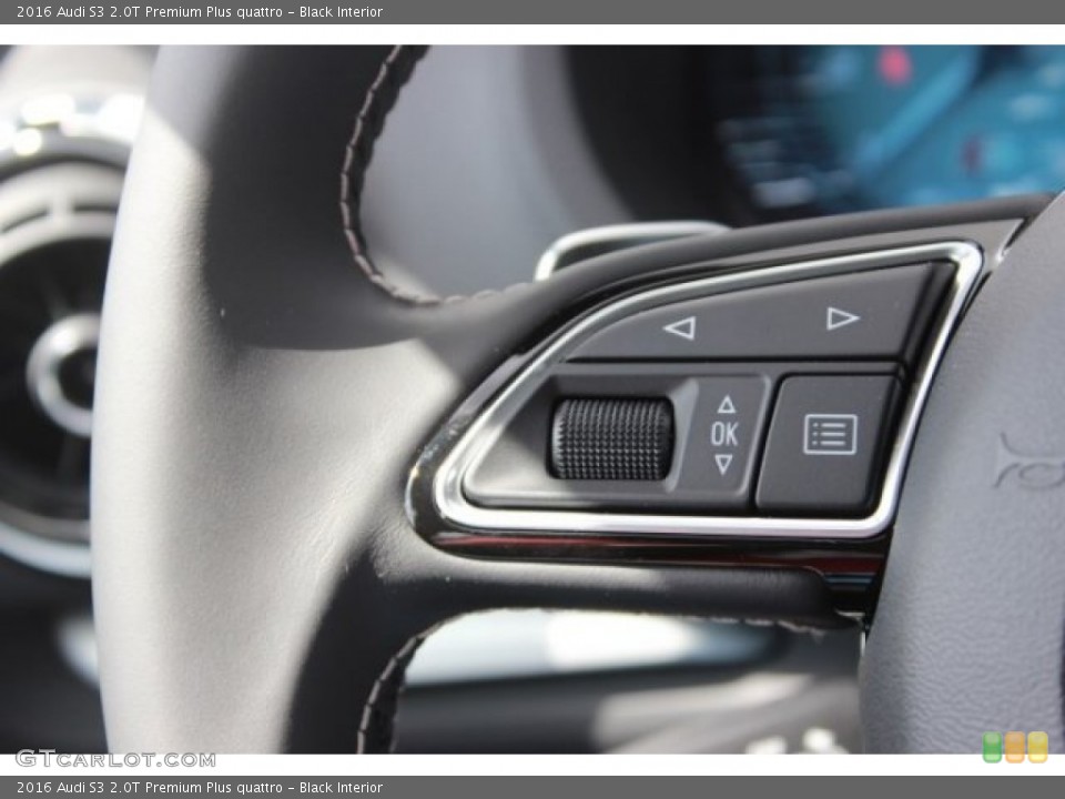Black Interior Controls for the 2016 Audi S3 2.0T Premium Plus quattro #106942770