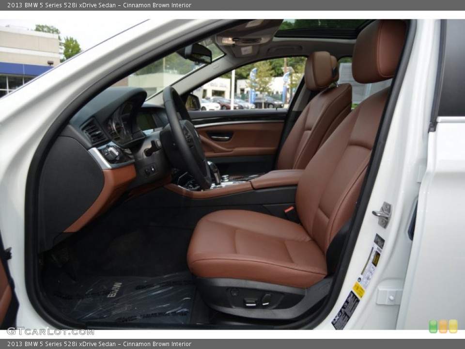 Cinnamon Brown Interior Front Seat for the 2013 BMW 5 Series 528i xDrive Sedan #106945037