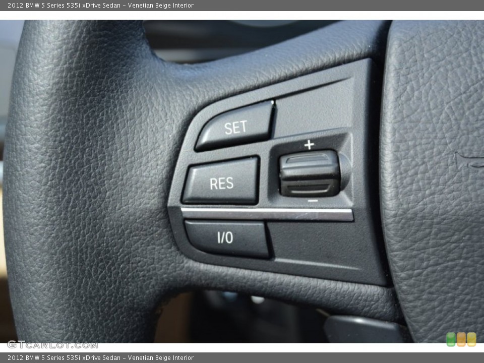 Venetian Beige Interior Controls for the 2012 BMW 5 Series 535i xDrive Sedan #106945992