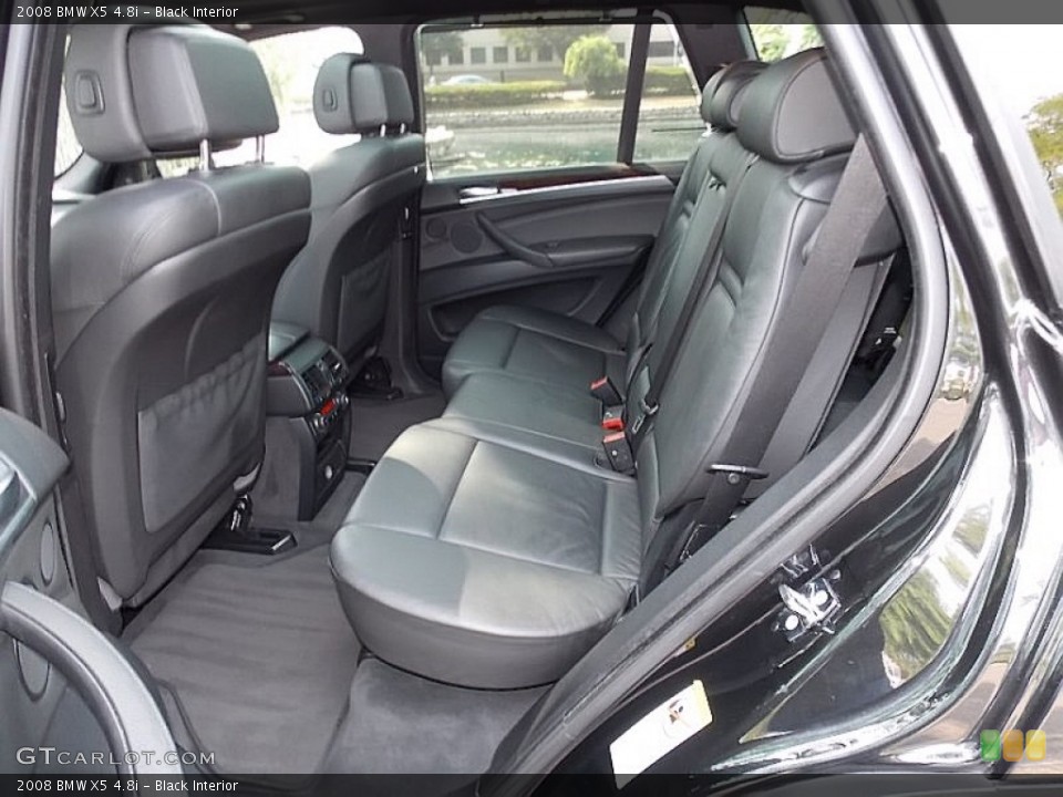 Black Interior Rear Seat for the 2008 BMW X5 4.8i #106952052
