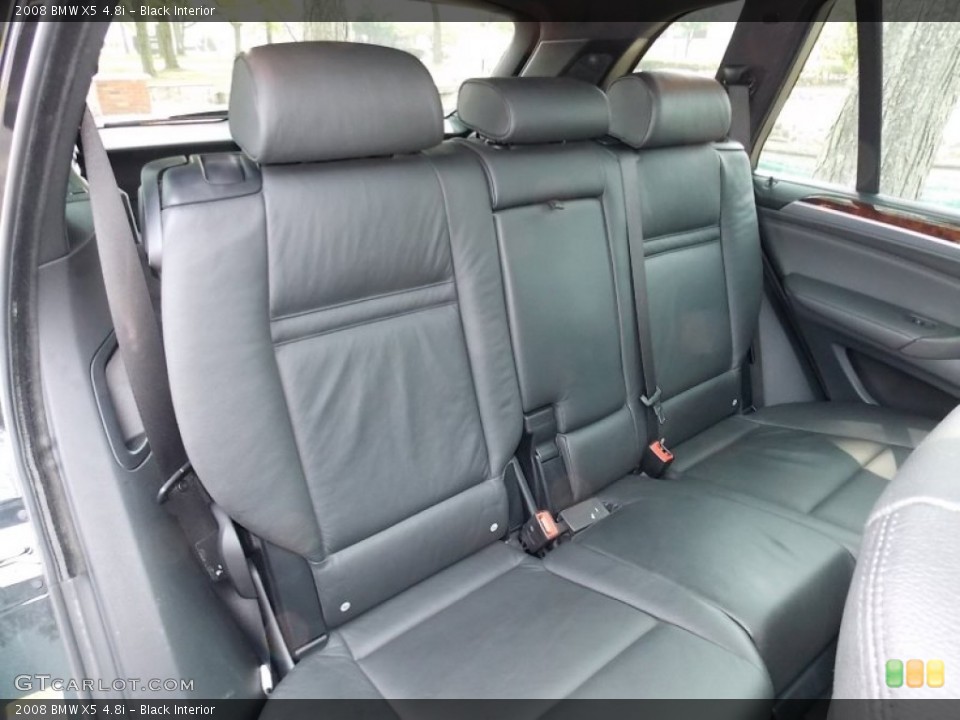 Black Interior Rear Seat for the 2008 BMW X5 4.8i #106952121