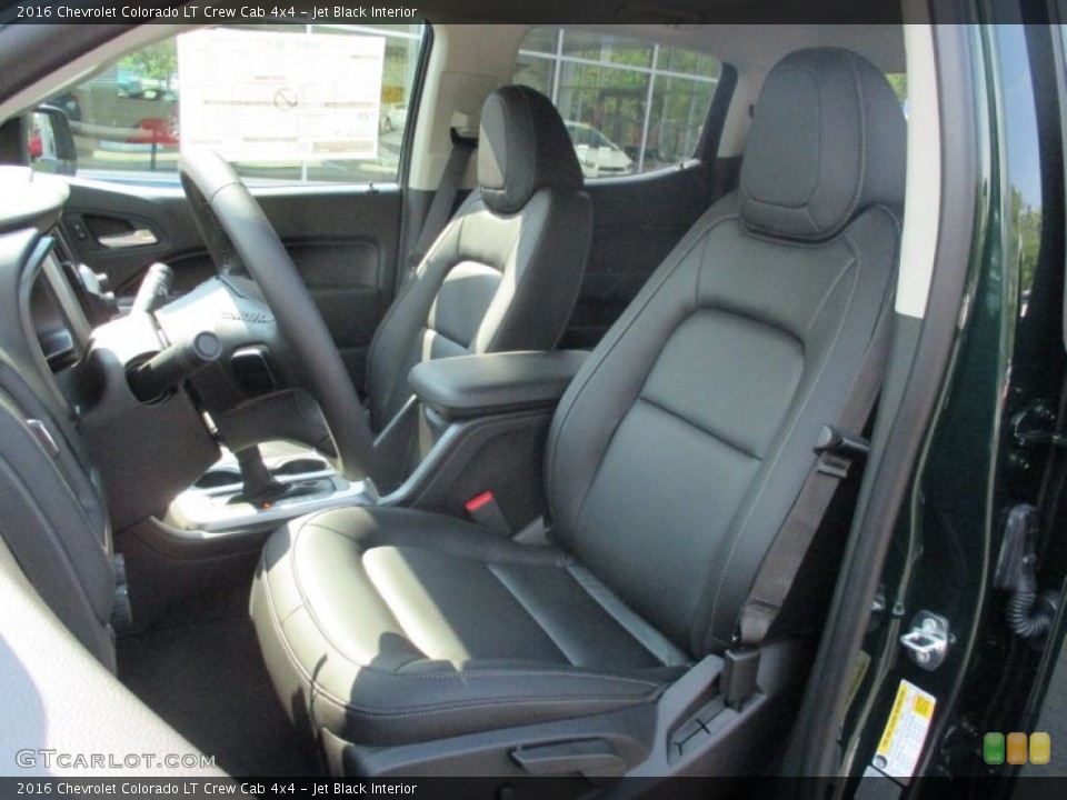 Jet Black Interior Front Seat for the 2016 Chevrolet Colorado LT Crew Cab 4x4 #106952469