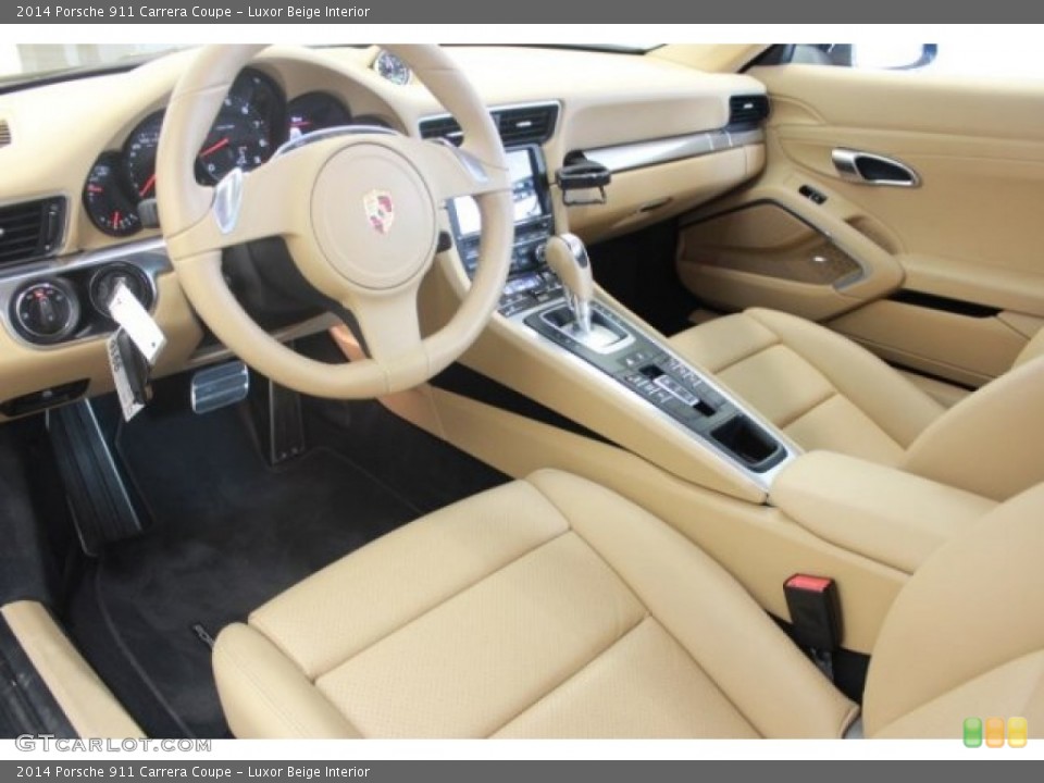 Luxor Beige Interior Prime Interior for the 2014 Porsche 911 Carrera Coupe #106960425