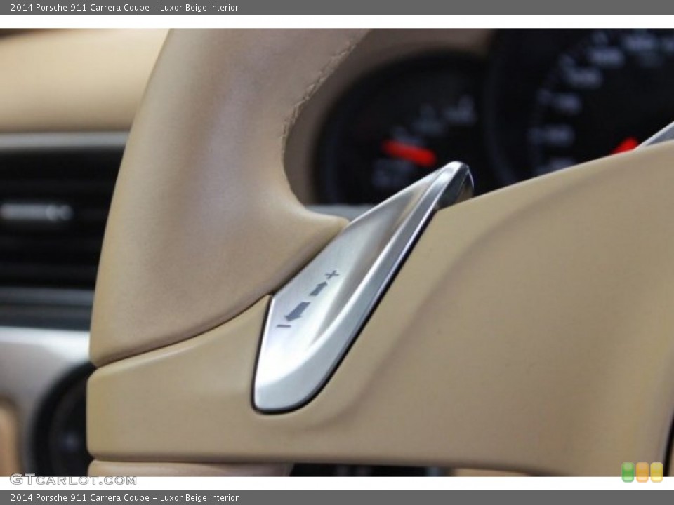 Luxor Beige Interior Controls for the 2014 Porsche 911 Carrera Coupe #106960659