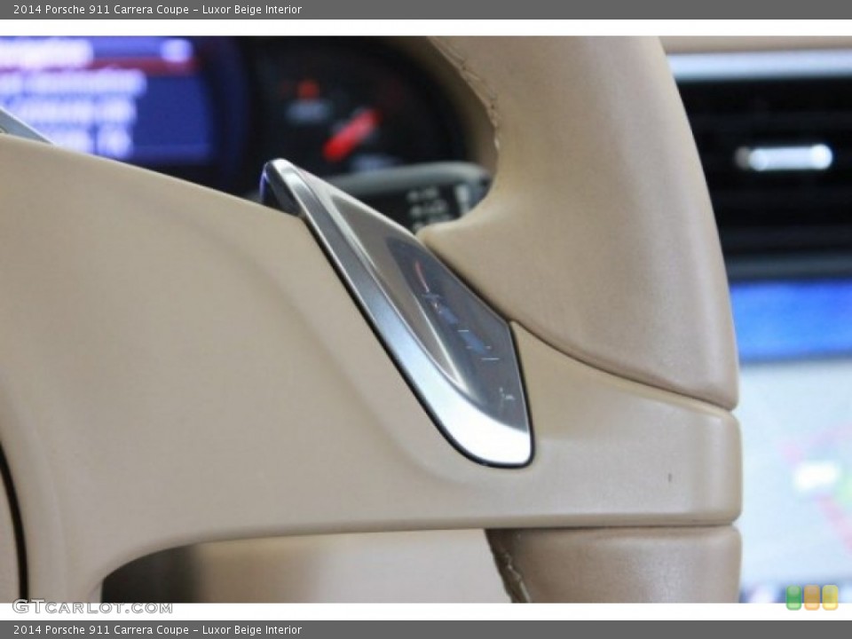 Luxor Beige Interior Controls for the 2014 Porsche 911 Carrera Coupe #106960674