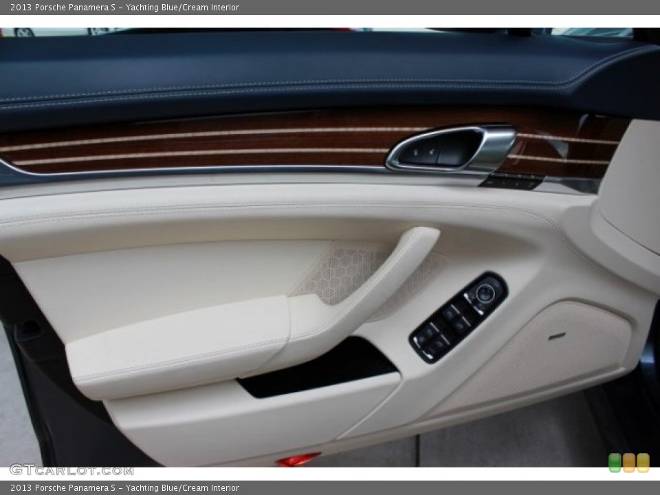 Yachting Blue/Cream Interior Door Panel for the 2013 Porsche Panamera S #106963539