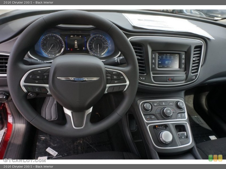 Black Interior Dashboard for the 2016 Chrysler 200 S #106963620