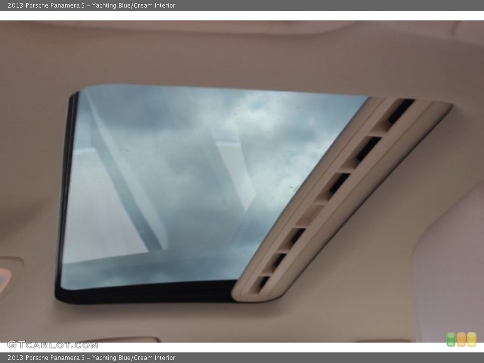 Yachting Blue/Cream Interior Sunroof for the 2013 Porsche Panamera S #106963926