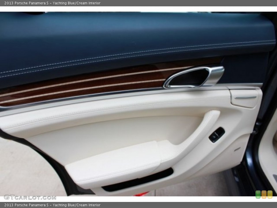 Yachting Blue/Cream Interior Door Panel for the 2013 Porsche Panamera S #106963941