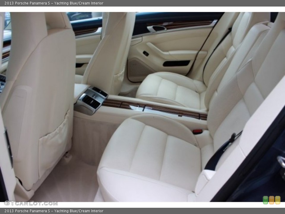 Yachting Blue/Cream Interior Rear Seat for the 2013 Porsche Panamera S #106963968