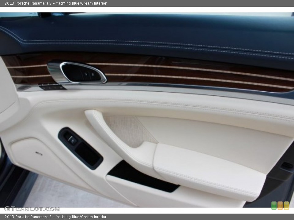 Yachting Blue/Cream Interior Door Panel for the 2013 Porsche Panamera S #106964136