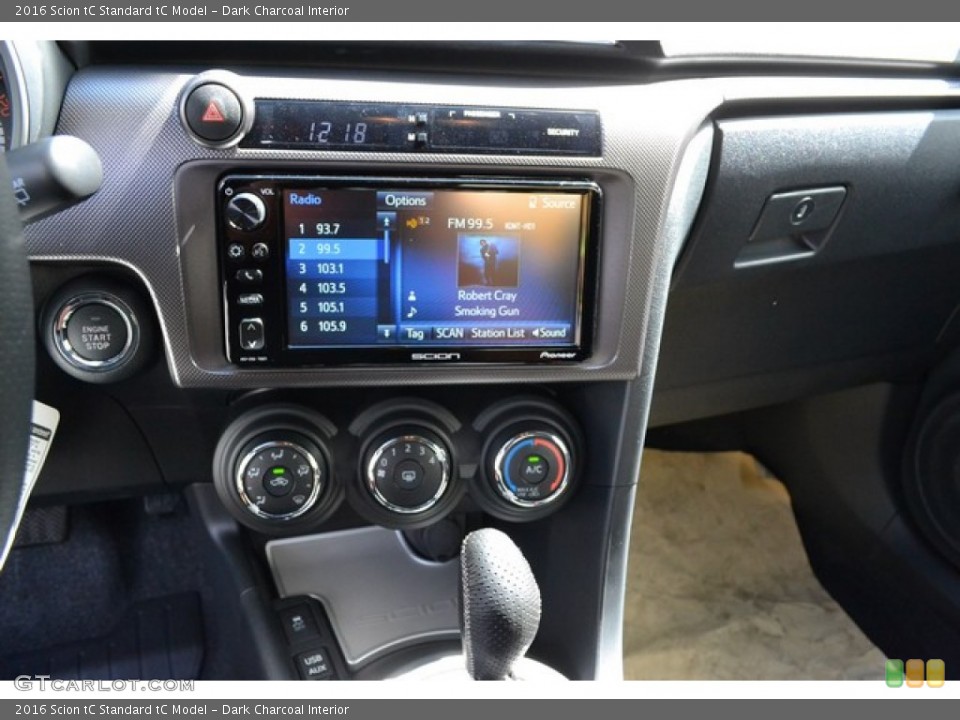 Dark Charcoal Interior Controls for the 2016 Scion tC  #106965501