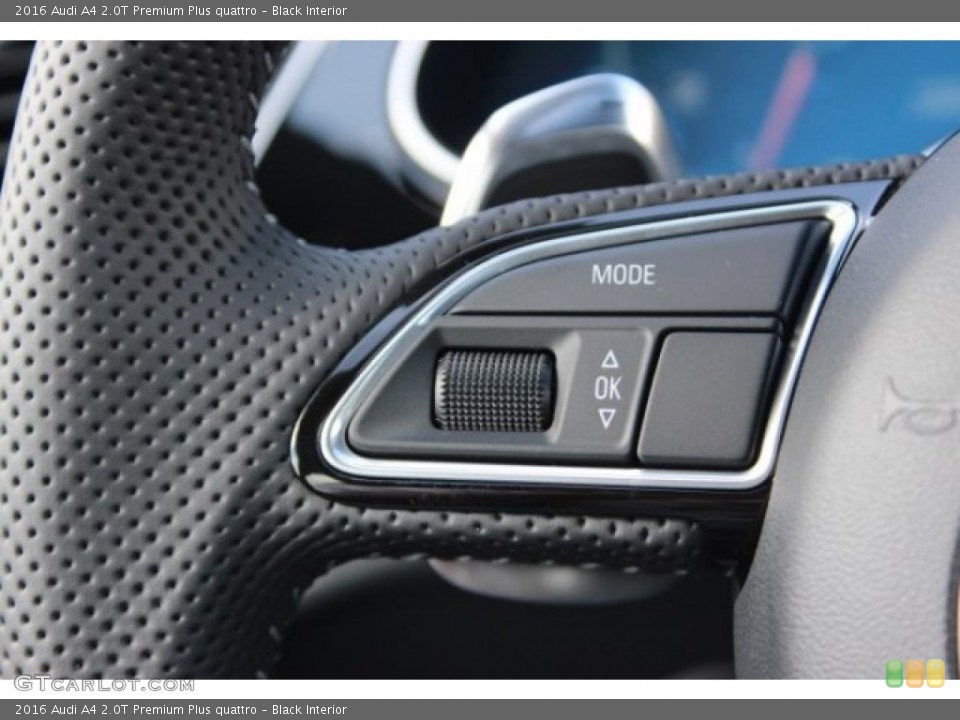 Black Interior Controls for the 2016 Audi A4 2.0T Premium Plus quattro #106966131