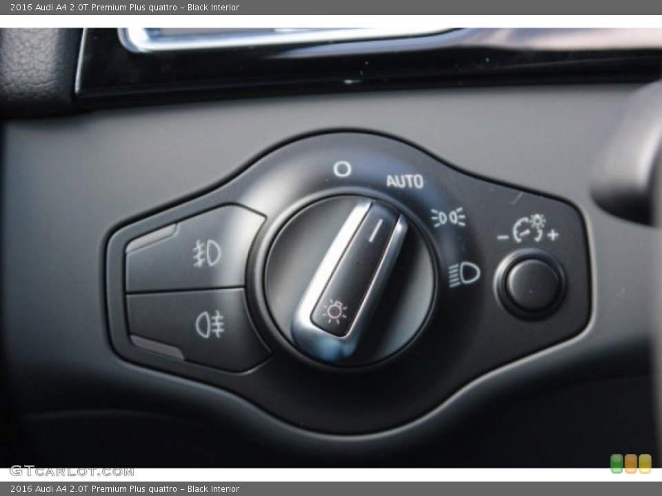 Black Interior Controls for the 2016 Audi A4 2.0T Premium Plus quattro #106966185