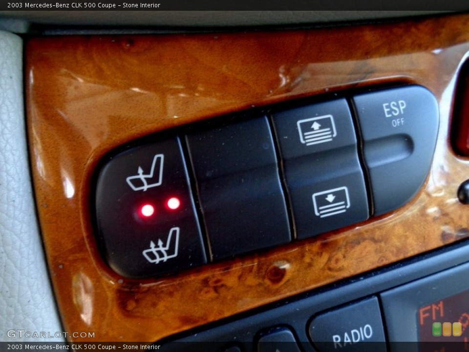 Stone Interior Controls for the 2003 Mercedes-Benz CLK 500 Coupe #106971075
