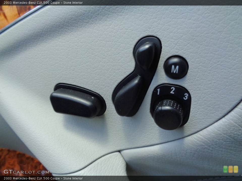 Stone Interior Controls for the 2003 Mercedes-Benz CLK 500 Coupe #106971126