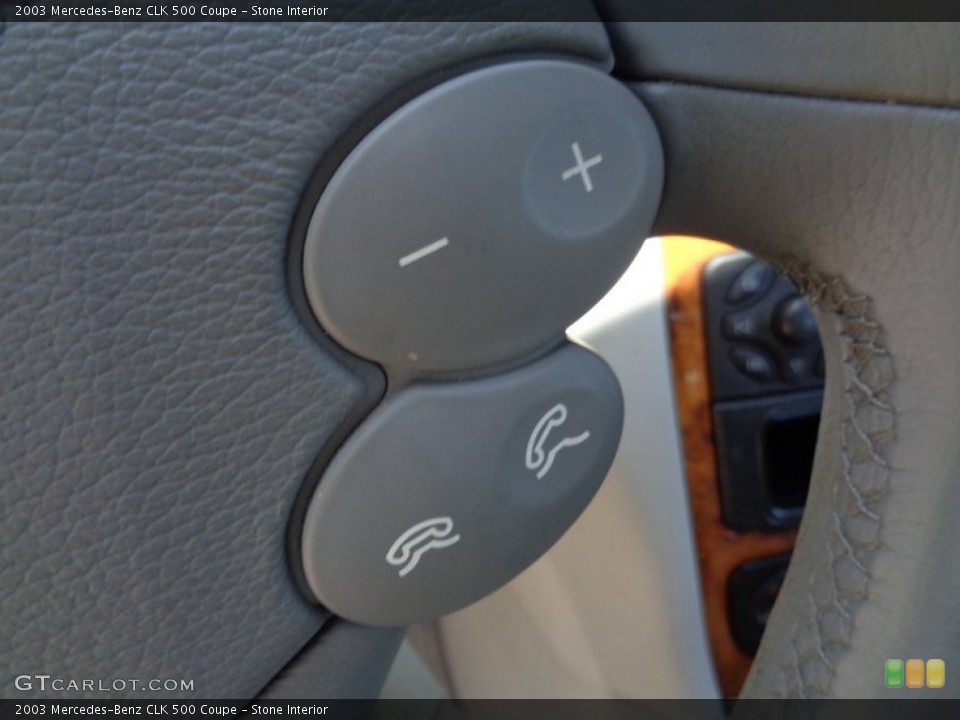 Stone Interior Controls for the 2003 Mercedes-Benz CLK 500 Coupe #106971207