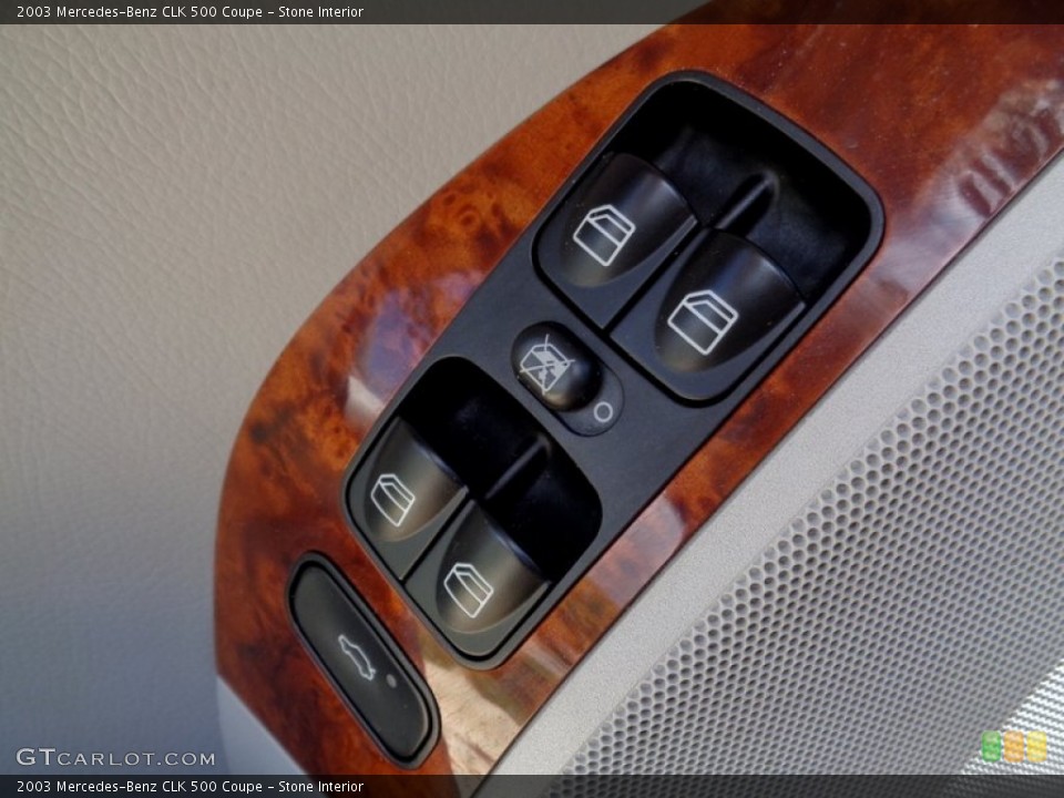 Stone Interior Controls for the 2003 Mercedes-Benz CLK 500 Coupe #106971219